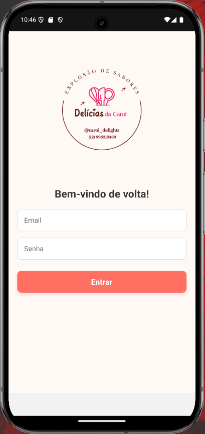 Tela de login
